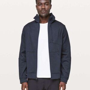 Lululemon City Sweat Zip Hoodie *Thermo Heathered Nautical Navy Size XL